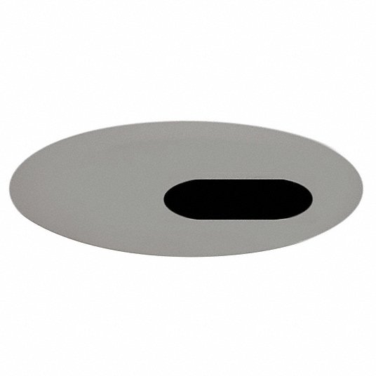 Recessed Down Light Trim: 4 in Nominal Size, Flat Ceiling, Halogen/LED