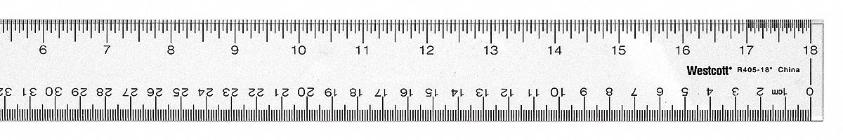 16 inch ruler