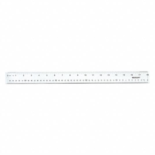 Westcott See Through Acrylic Ruler 18 inch Clear