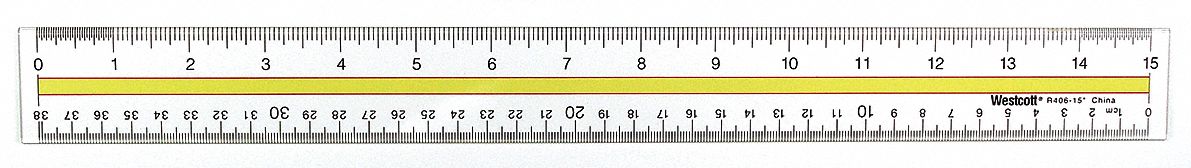 RULER,15 INCH,DATA HIGHLIGHT