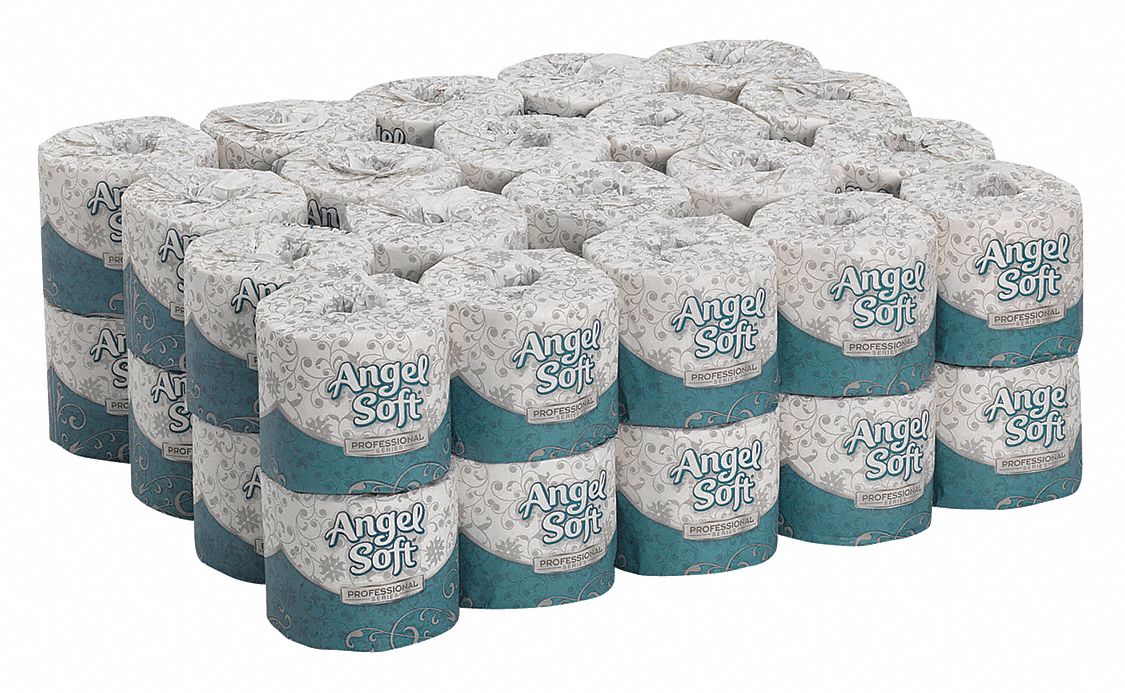 Toilet Paper Roll 450 White 16840 PK40