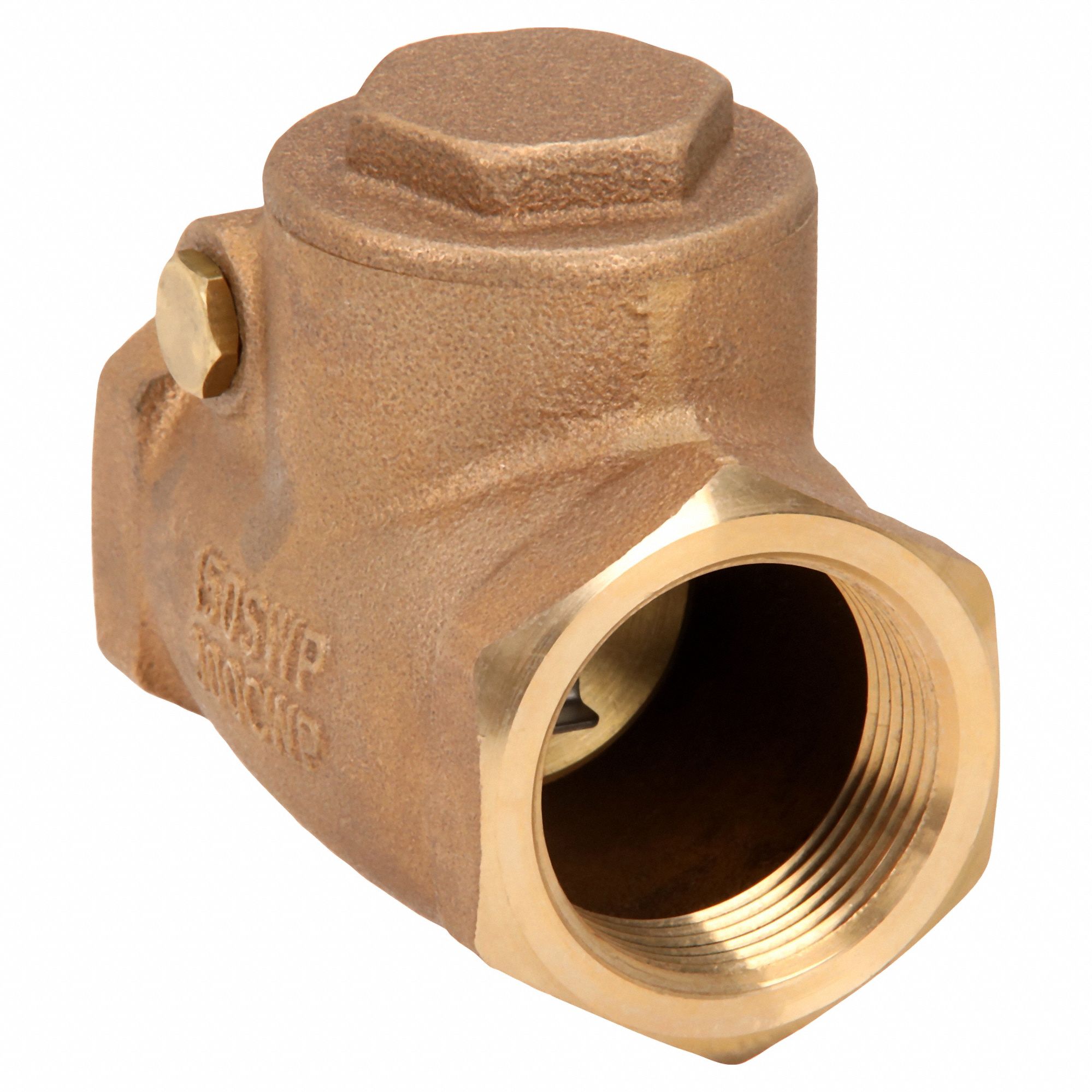 SWING CHECK VALVE,1-1/4IN,FNPT,BRON