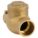 SWING CHECK VALVE, SWING, INLINE VALVE BODY, 1 IN PIPE, SWEAT X SWEAT, BRASS
