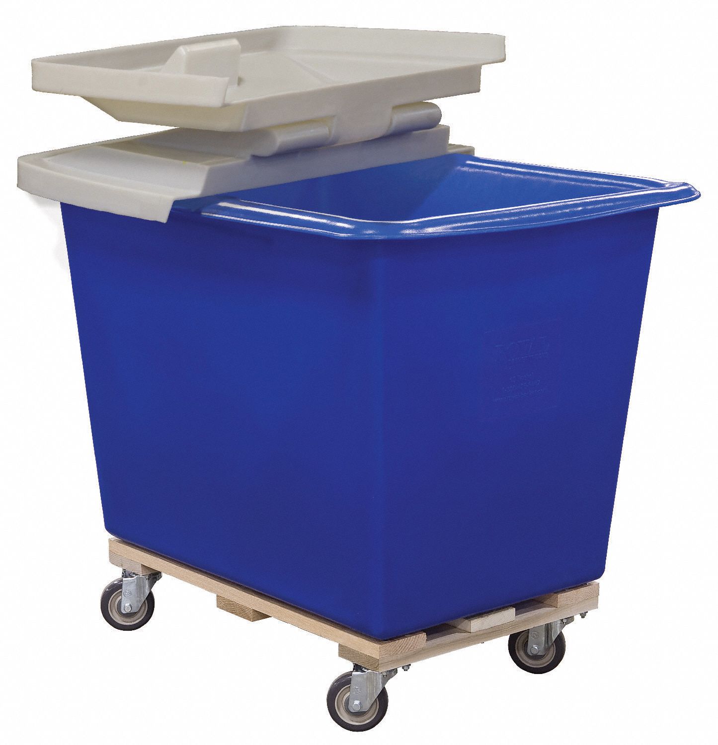 ROYAL BASKET TRUCKS Hinged Lid for Tilt & Cube Trucks 25 cu ft Fits