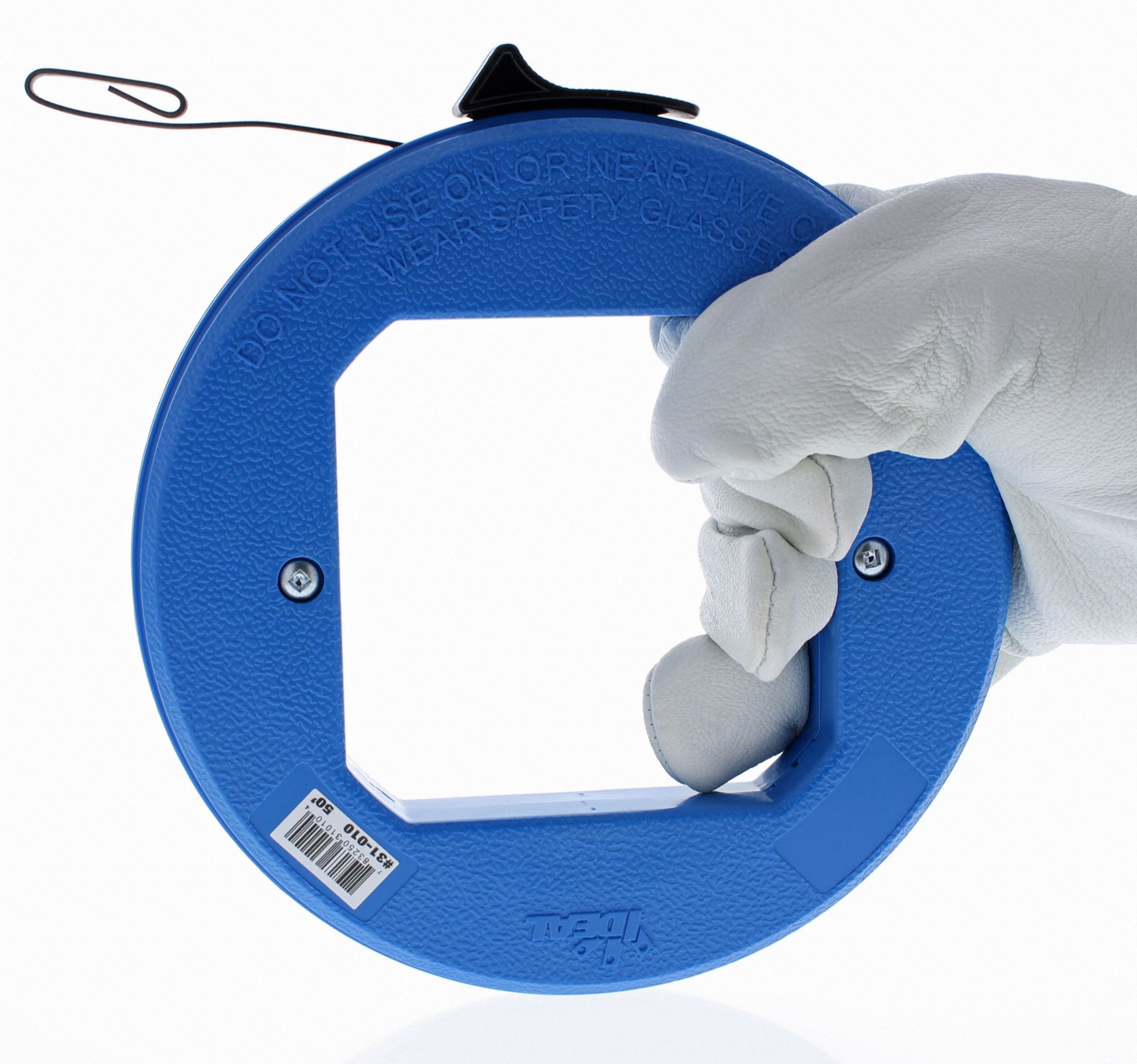 IDEAL Fish Tape: 50 ft Lg, Auto-Feed Tape Retraction, 1,600 lb Tensile ...
