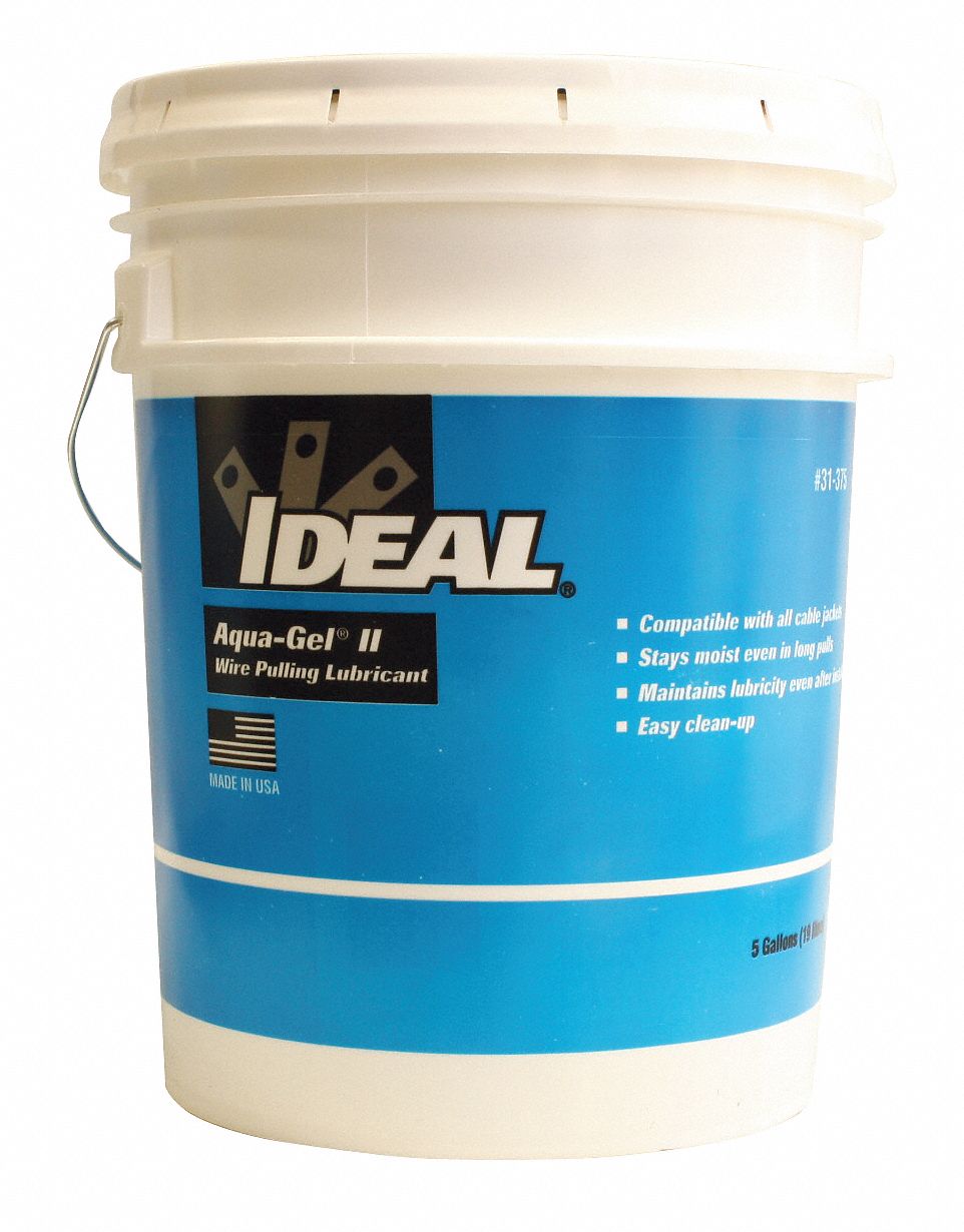 IDEAL Wire Pulling Lubricant, 5 gal. Container Size 10F53831375