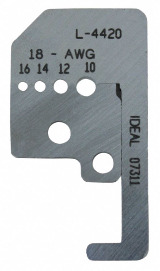 REPLACEMENT BLADE SET, 25/32 IN OVERALL L, STEEL, LESS THAN 6 IN, 10F549, 45-091, L-4420