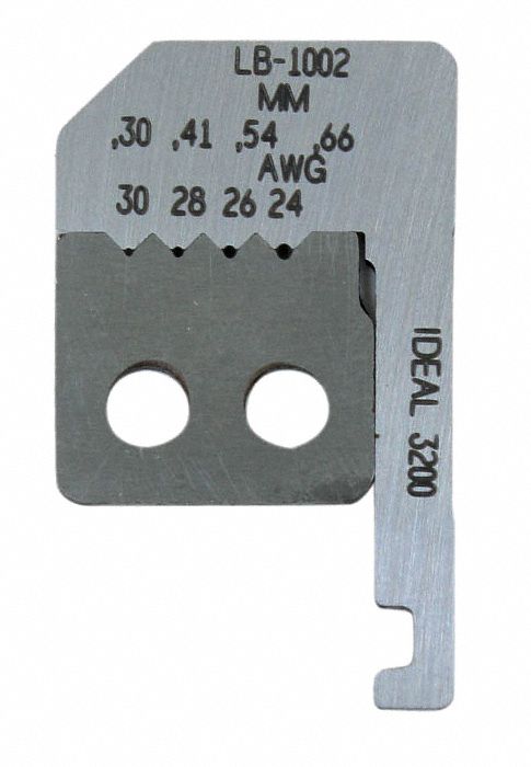Replacement Blade Set: 25/32 in Overall Lg, Steel, Less than 6 in, 10F553, 45-672, LB-1002