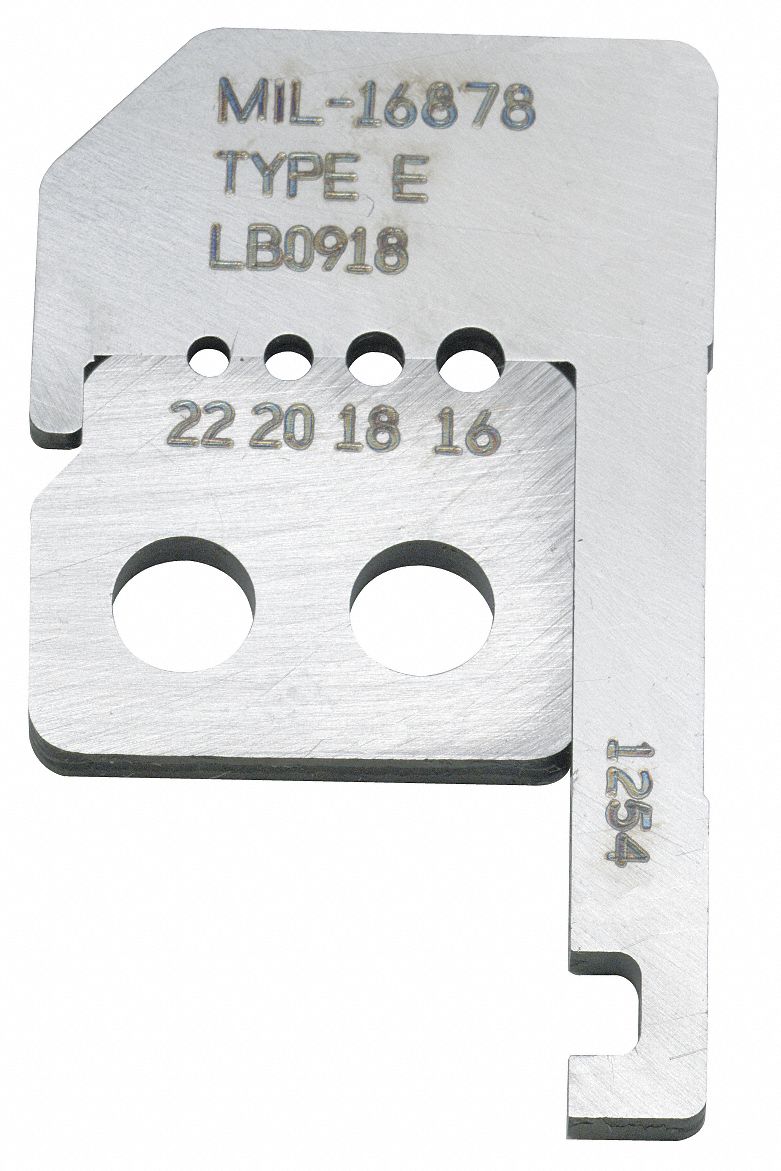 Replacement Blade Set: 25/32 in Overall Lg, Steel, Less than 6 in, 10F562, 45-638, LB-918