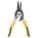 AVIATION SNIP, STRAIGHT, 9 3/4 IN OVERALL L, 1 1/2 IN CUTTING L, STEEL, PLASTIC, STEEL