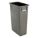 TRASH CAN,RECTANGULAR,23 GAL.,BROWN