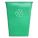 TRASH CAN,RECTANGULAR,23 GAL.,GREEN