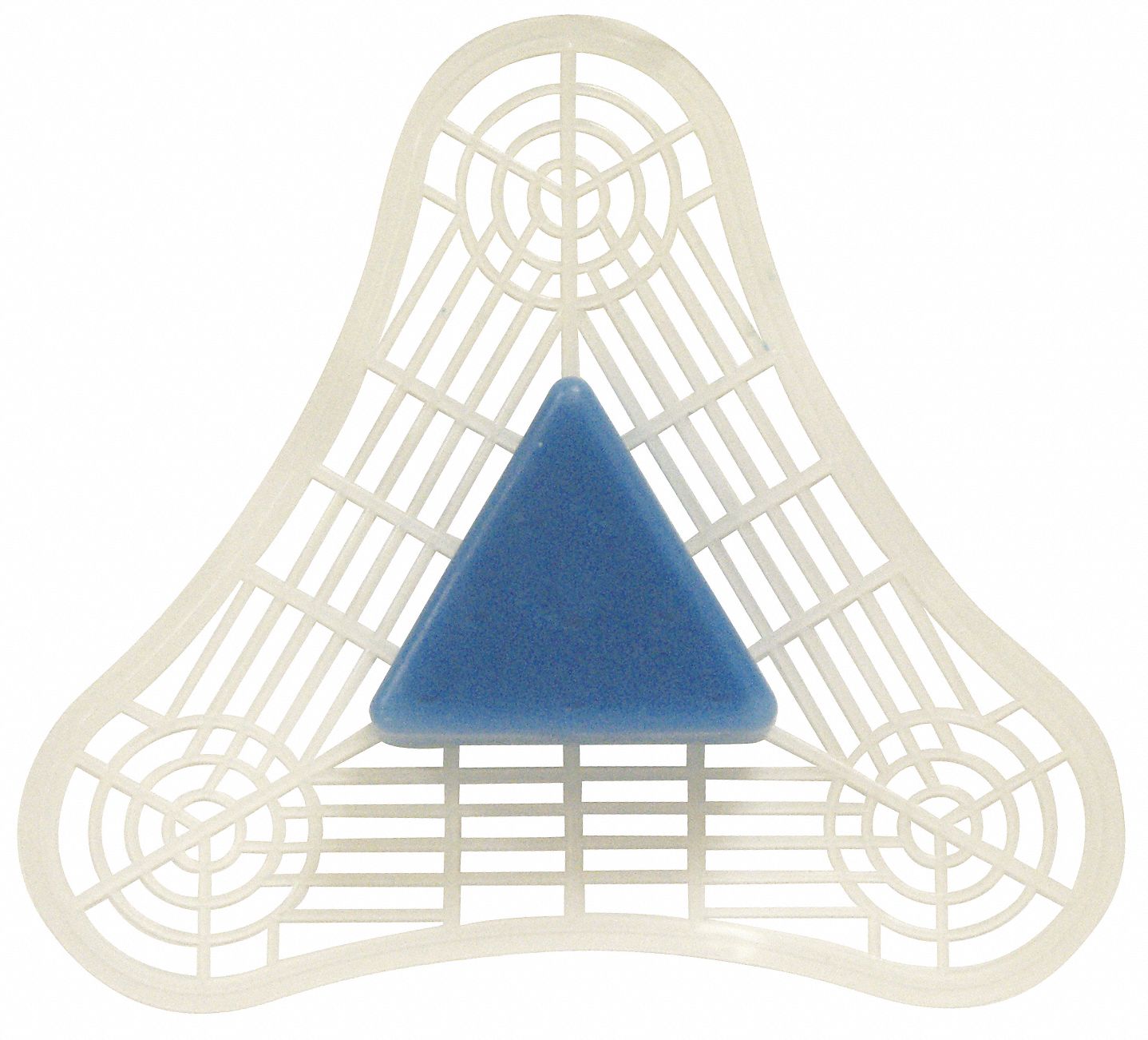 TOUGH GUY Urinal Screen with Block, Blue Spice, NonPara, 4 oz Solid