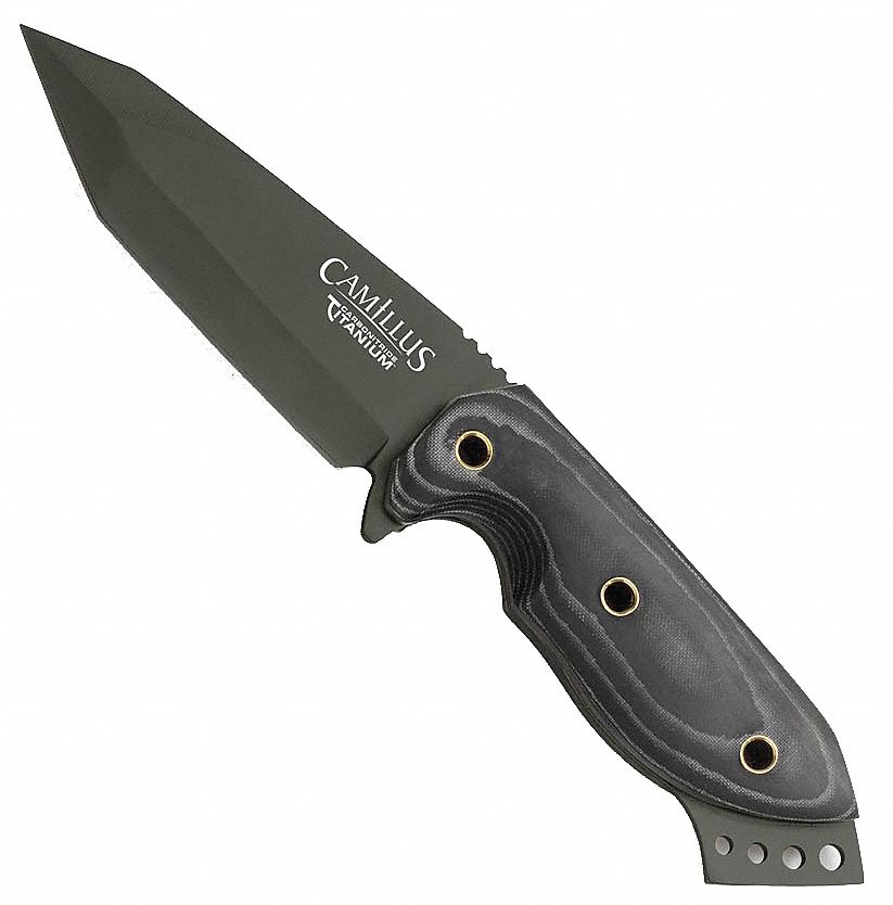 10F679 - Fixed Blade Knife Fine Drop Point 3-3/4