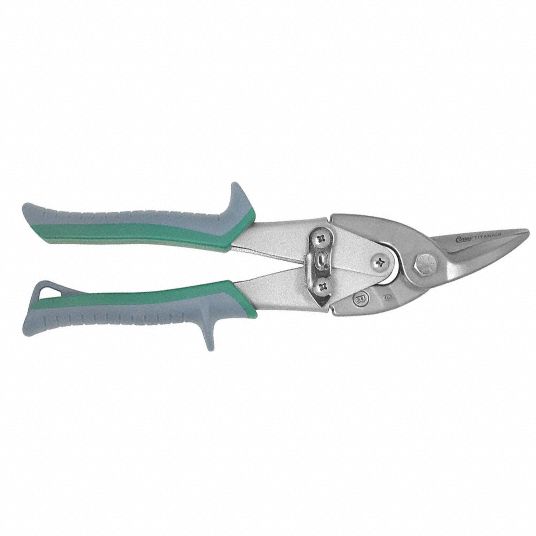 CLAUSS, Right, 9 3/4 in Overall Lg, Aviation Snip - 10F697|18421 - Grainger