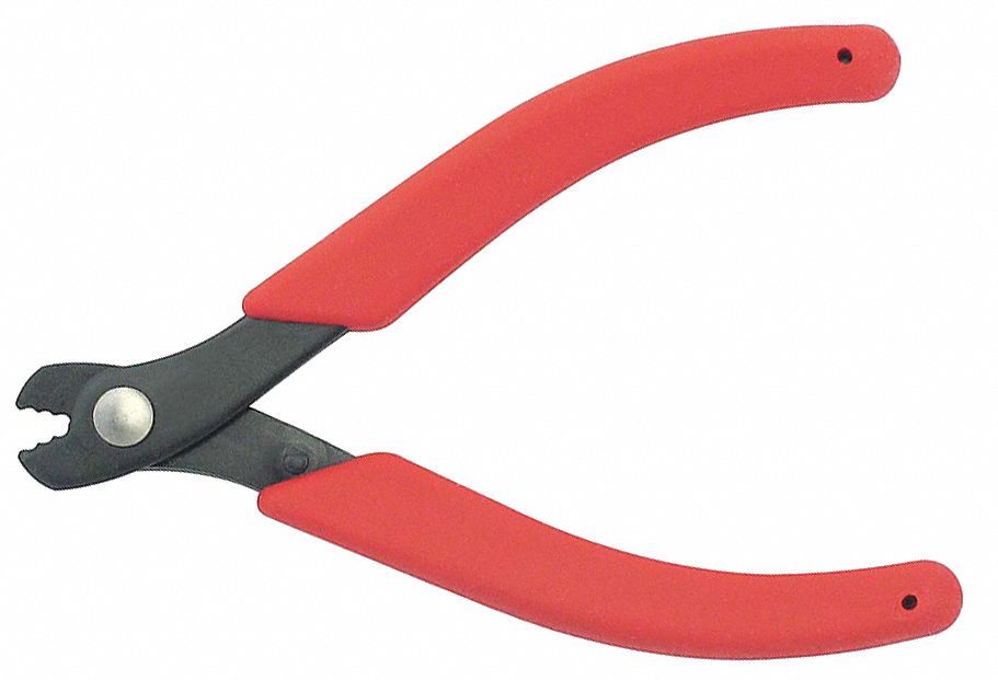 SNAPPER WIRE CUTTER,STEEL,RED,5-3/4