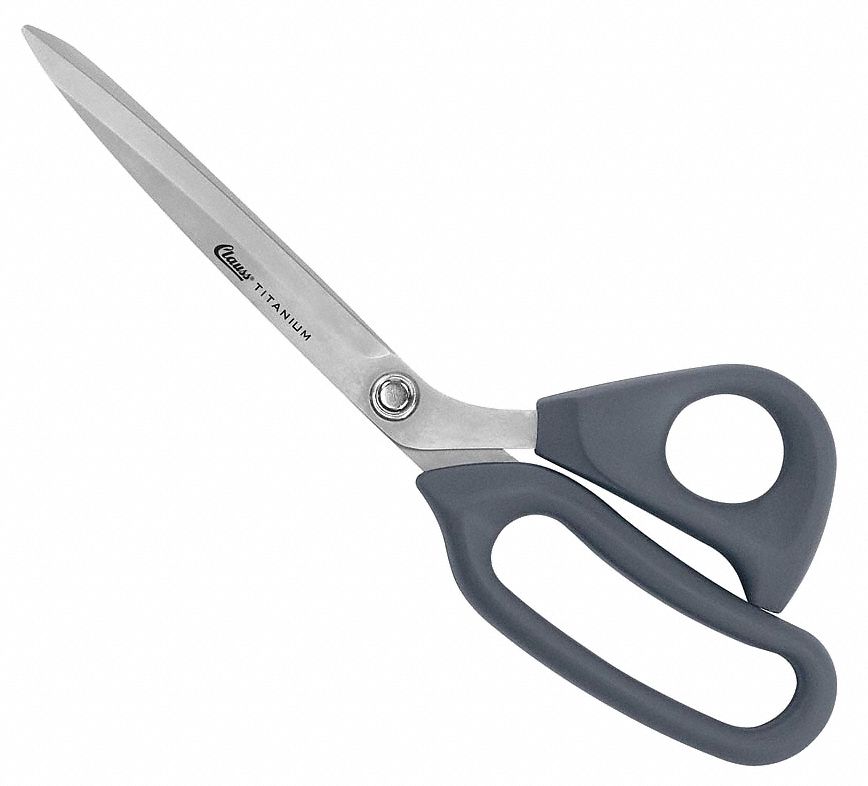 SHEAR,10 IN L,BENT,KNIFE,SHARP,GREY