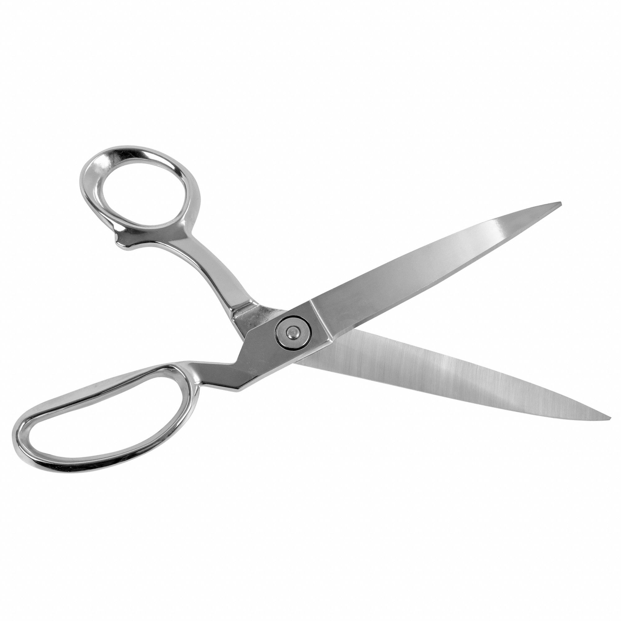 CLAUSS Fabric Shears RightHand, 10 in Overall Lg, Straight, Steel