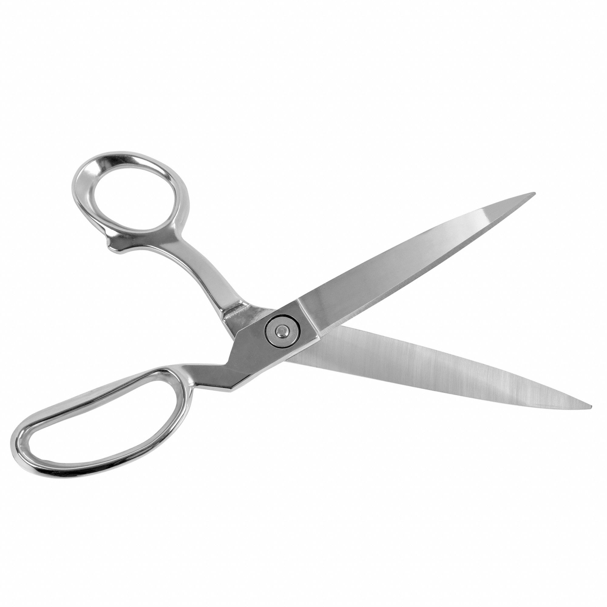 CLAUSS Fabric Shears RightHand, 10 in Overall Lg, Straight, Steel