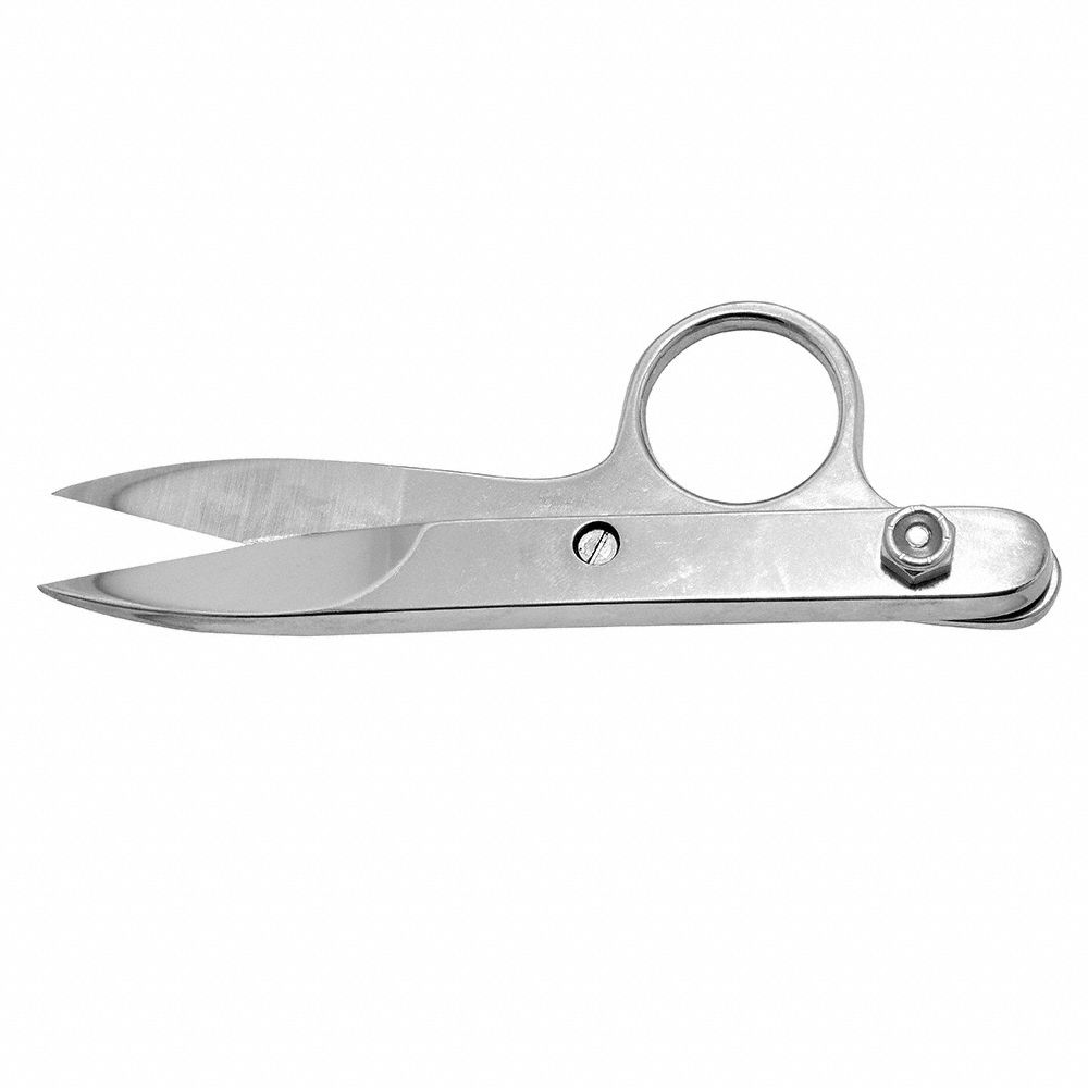 CLAUSS Thread Clip Snip Ambidextrous, 4 1/2 in Overall Lg, Straight