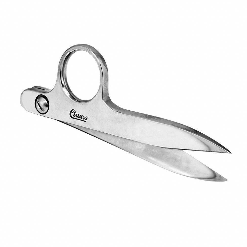 CLAUSS Thread Clip Snip: Ambidextrous, 4 1/2 in Overall Lg, Straight ...