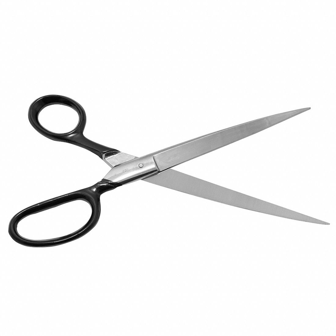 CLAUSS Ribbon Shears: Ambidextrous, 9 in Overall Lg, Straight, Steel ...