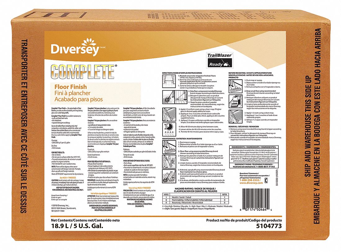 Diversey trailblazer floor finish applicator
