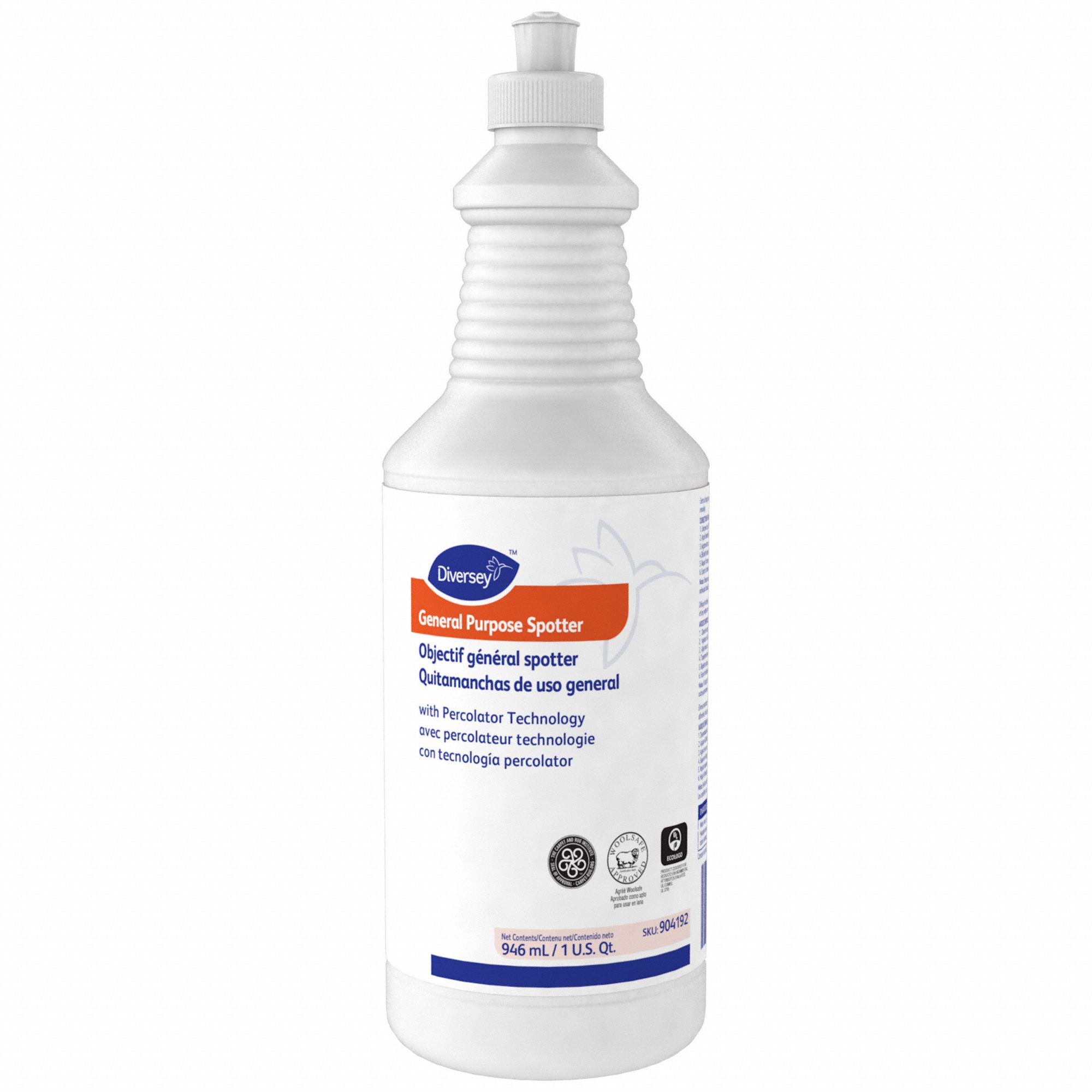 DIVERSEY, Bottle, 32 oz, Spot and Stain Remover - 10F961|101109763 ...