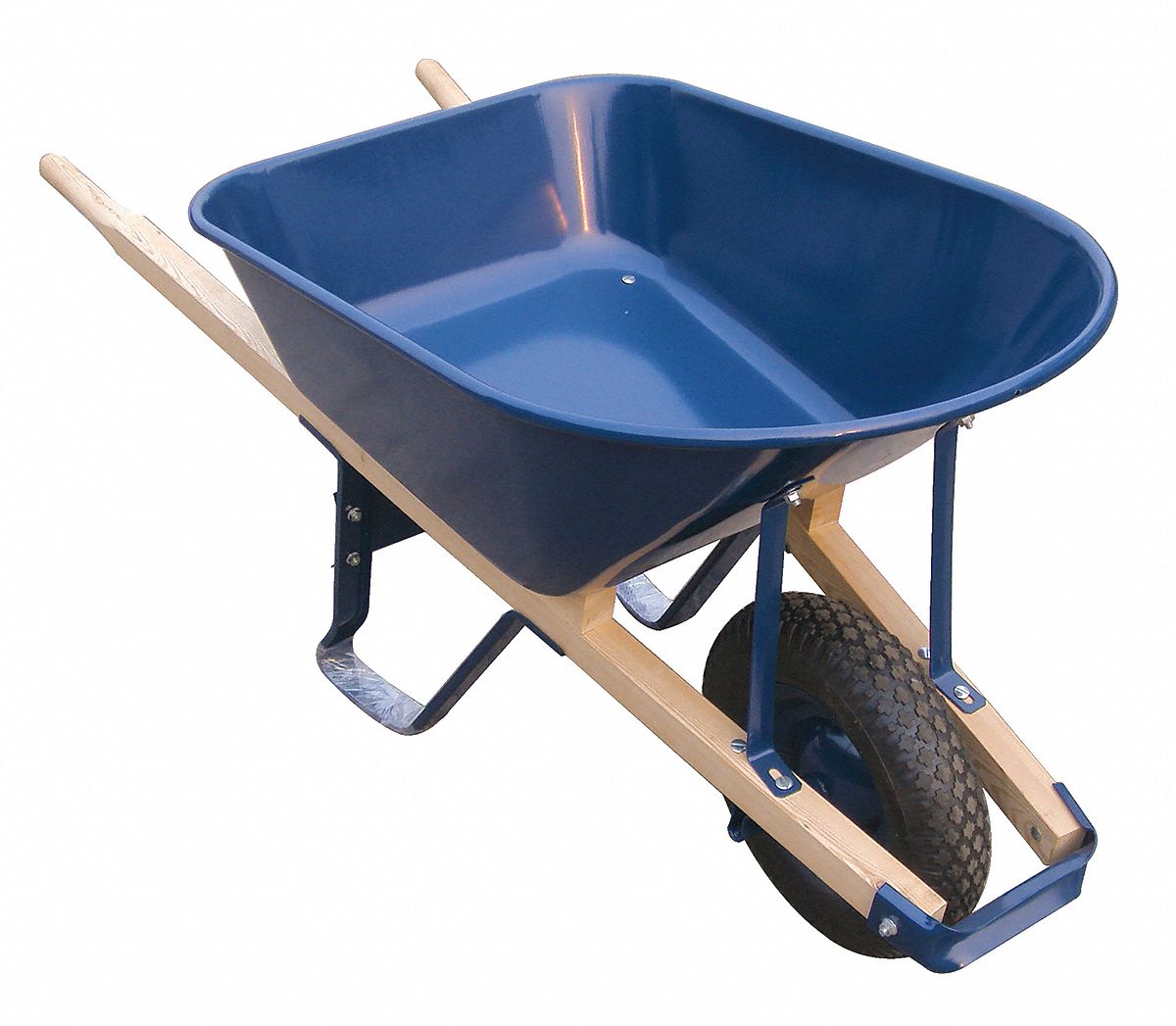 6 cu ft store steel wheelbarrow