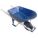 WHEELBARROW, STEEL TRAY, 6 CU FT MAX VOLUME CAPACITY, 286 LB MAX LOAD CAPACITY, 1 WHEEL