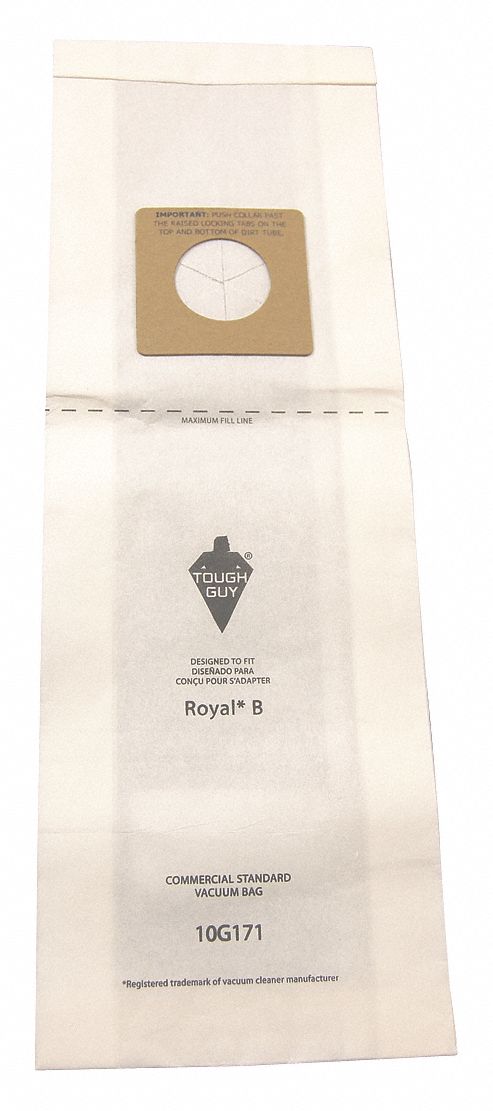 Vacuum Bag: Bissell®/Hoover/Powr-Flite/Royal/Rubbermaid/Tornado, PF62E. CK LW 13/1, Dry