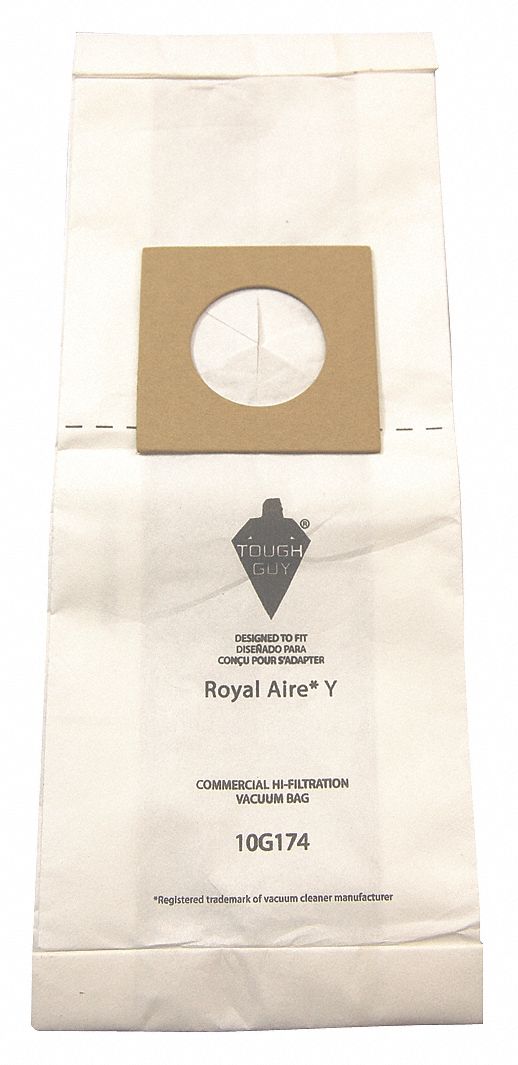 TOUGH GUY, Fits Royal Vacuum Brand, Fits Type Y Vacuum Models, Vacuum