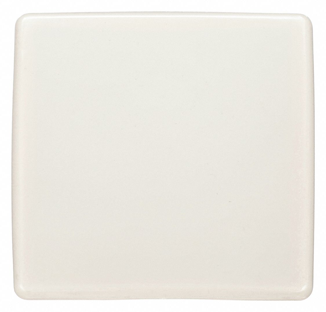 Furniture Glides: Plastic, 5 in Overall Wd, Square, Tan, 5 in Overall Lg