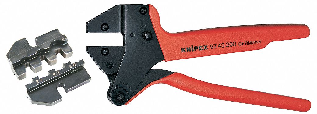 Solar Crimper Kit: Solar Cable Connector, 2.5 mm/4 mm/6 mm, Includes Crimping Die