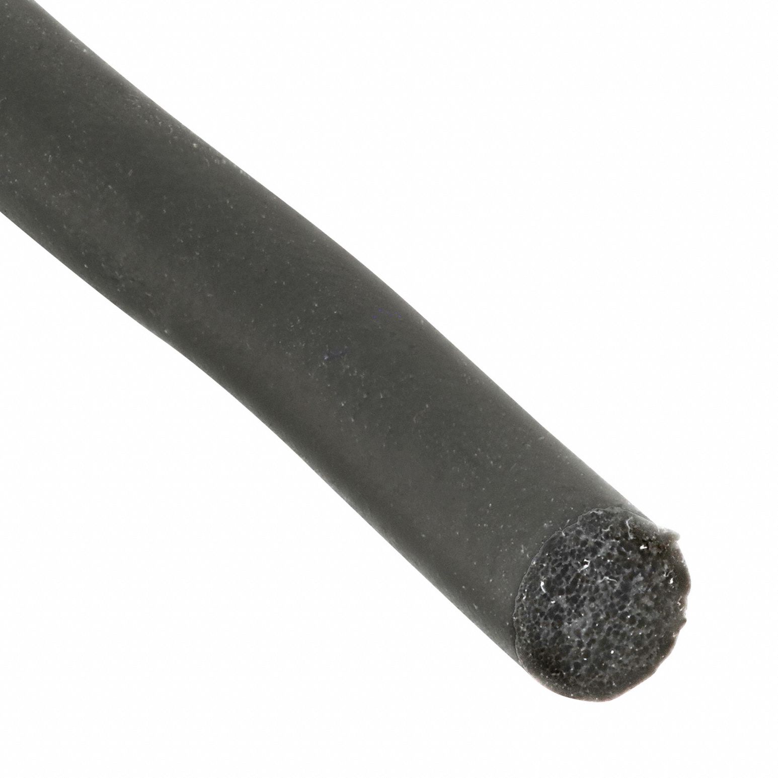 Seal: Round, Nail-On/Staple-On Mounting, EPDM, 25 ft Overall Lg, 1/4 in Overall Wd