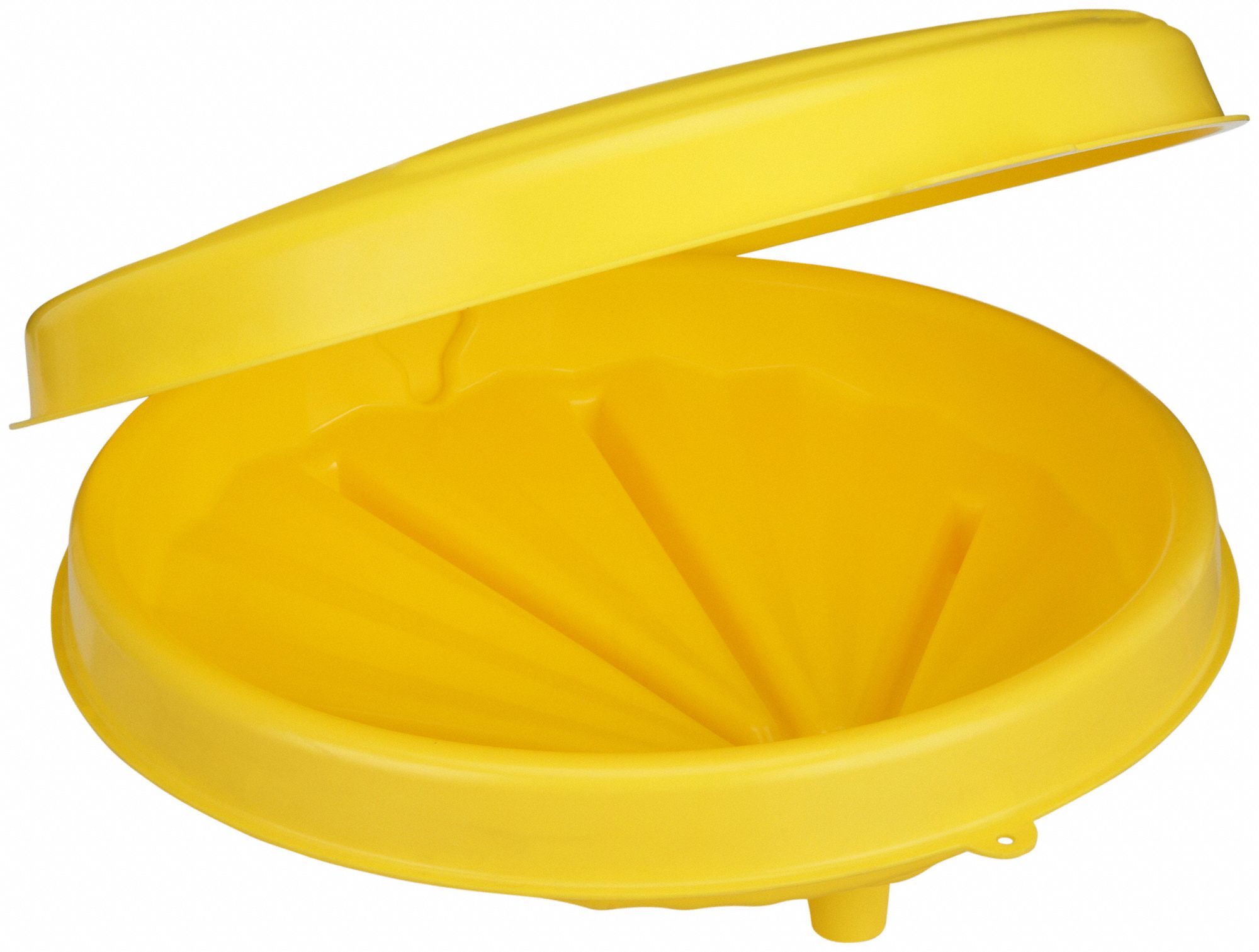 DRUM FUNNEL, YELLOW, 7 IN H, FOR USE WITH DRUM FUNNELS