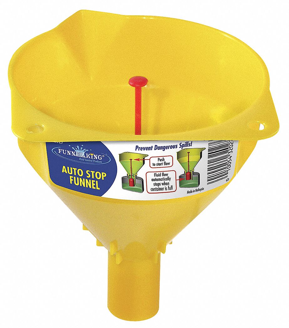 10G581 - Auto Stop Funnel 16oz. 1-1/8 Dia Spout