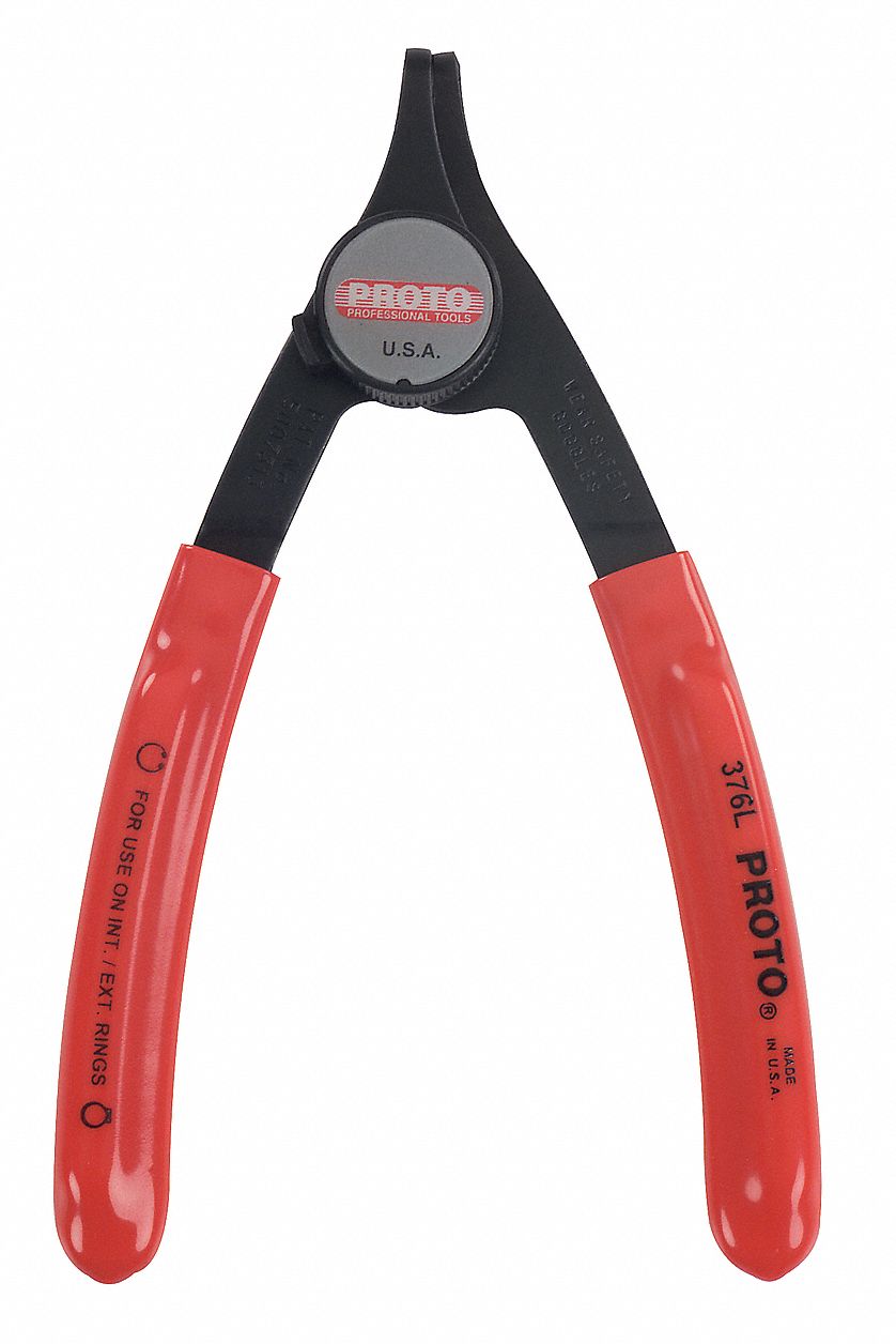 PROTO Convertible Retaining Ring Plier, For Bore Dia. 113/16 in to 3