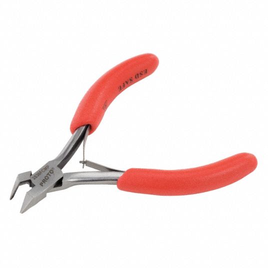 Omega 4 1/2 Diagonal Wire Cutter Pliers for Electronics, Crafts