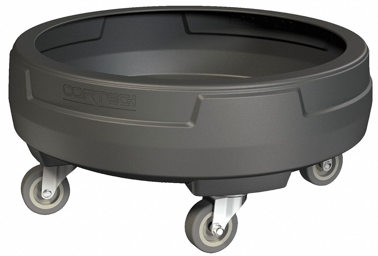 CONTAINER DOLLY,FITS 55 GAL.