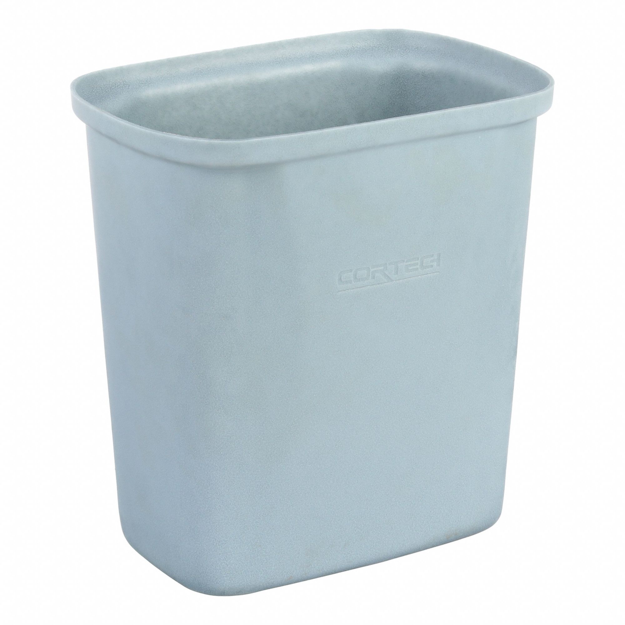 TRASH CAN,2-1/2 GAL.,GRAY
