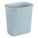 TRASH CAN,2-1/2 GAL.,GRAY