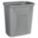 TRASH CAN,RECTANGULAR,GRAY,2.5 GAL.