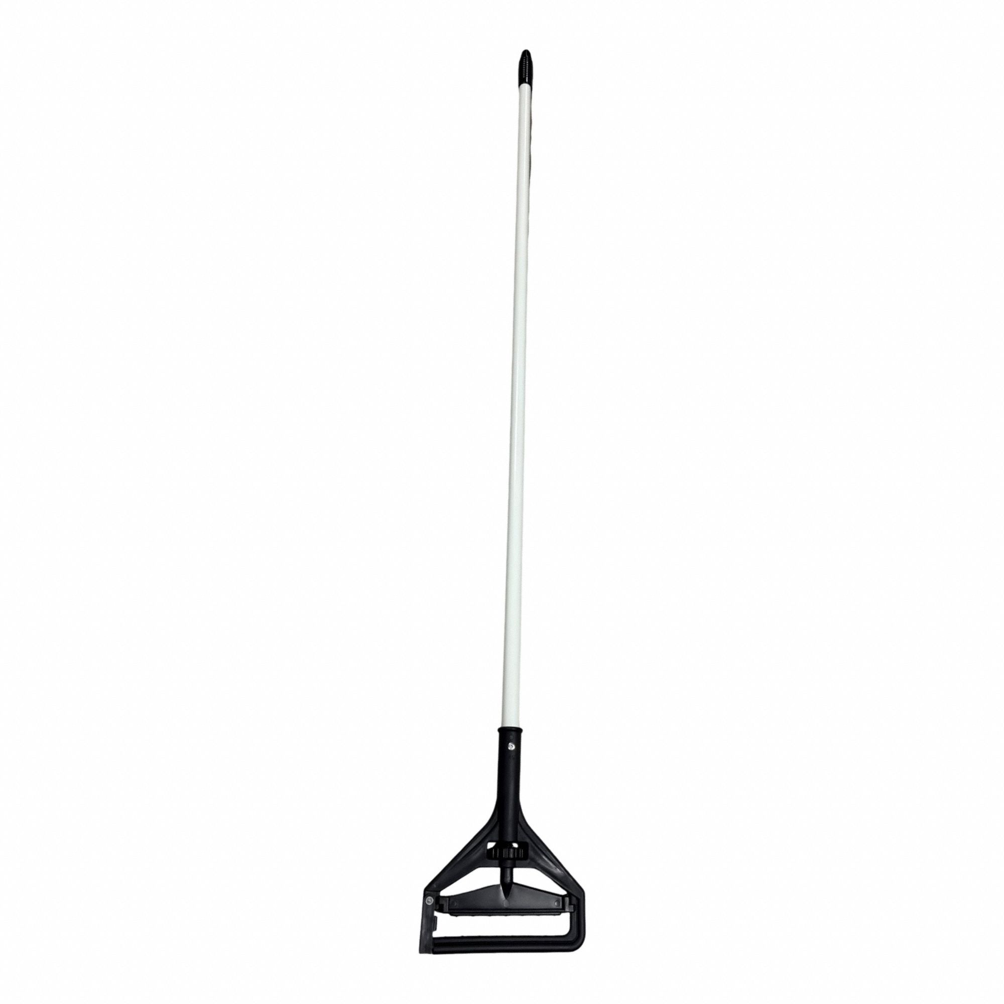 Wet Mop Handle: Slide-On Connection, Fiberglass, 58 in Handle Lg, Plastic Tip Material