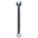 COMBINATION WRENCH, ALLOY STEEL, CHROME, 7/16 IN HEAD SIZE, 6 3/4 IN OVERALL L, OFFSET
