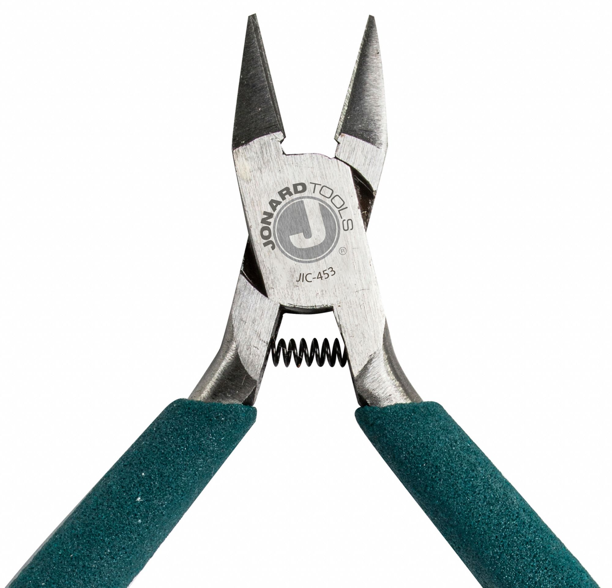 JONARD TOOLS Diagonal Cutting Plier Semiflush, Straight, Oval, 5/8 in Jaw Lg, 1/2 in Jaw Wd, 4
