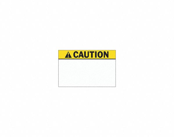 B30 B595 CAUTION ANSI 2.25INX3.00IN