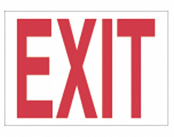 SIGN DIR/EXIT N/H 10X14