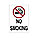 SIGN,NO SMOKING W/PICTO,N/H POLY,10