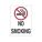 SIGN,NO SMOKING W/PICTO,N/H POLY,10